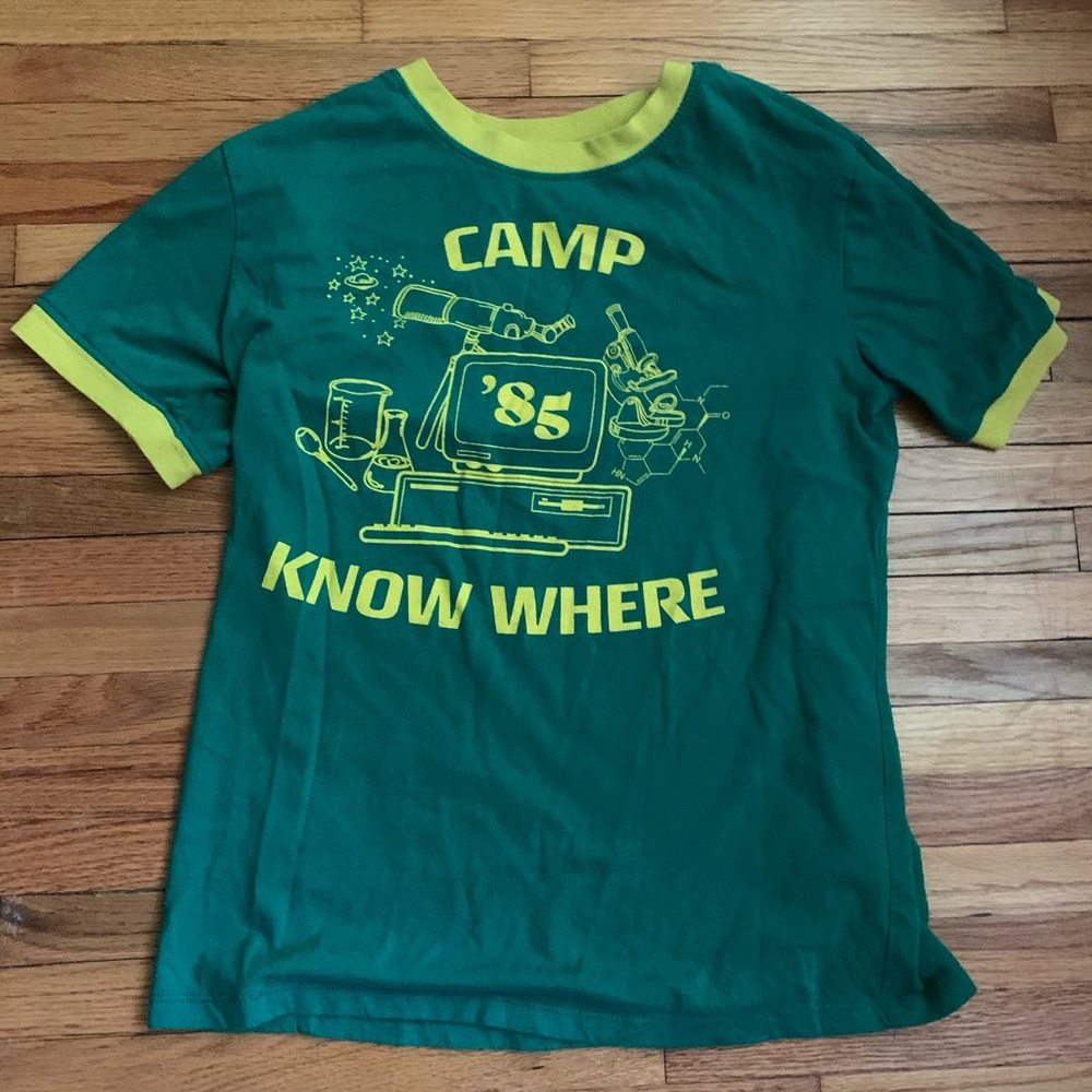 SOLD Small Stranger Things Camp Know Where T-Shirt